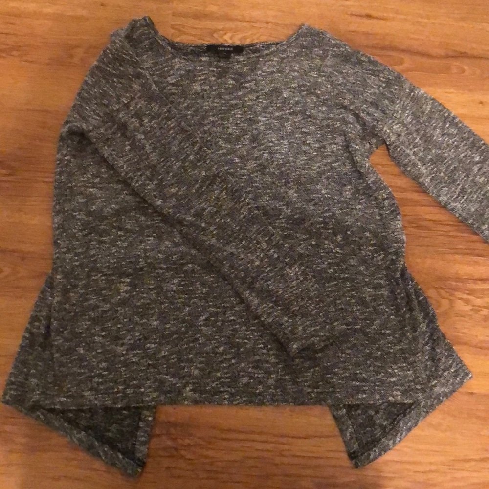 Open back sweater